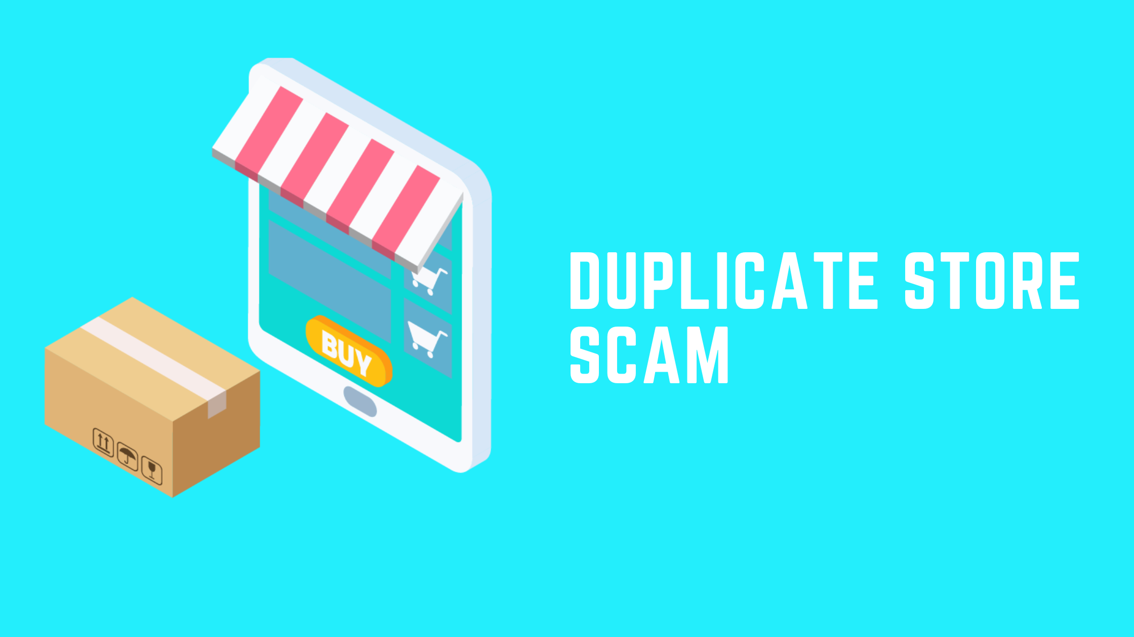 Shopify scam stores: Duplicate Store Scheme 