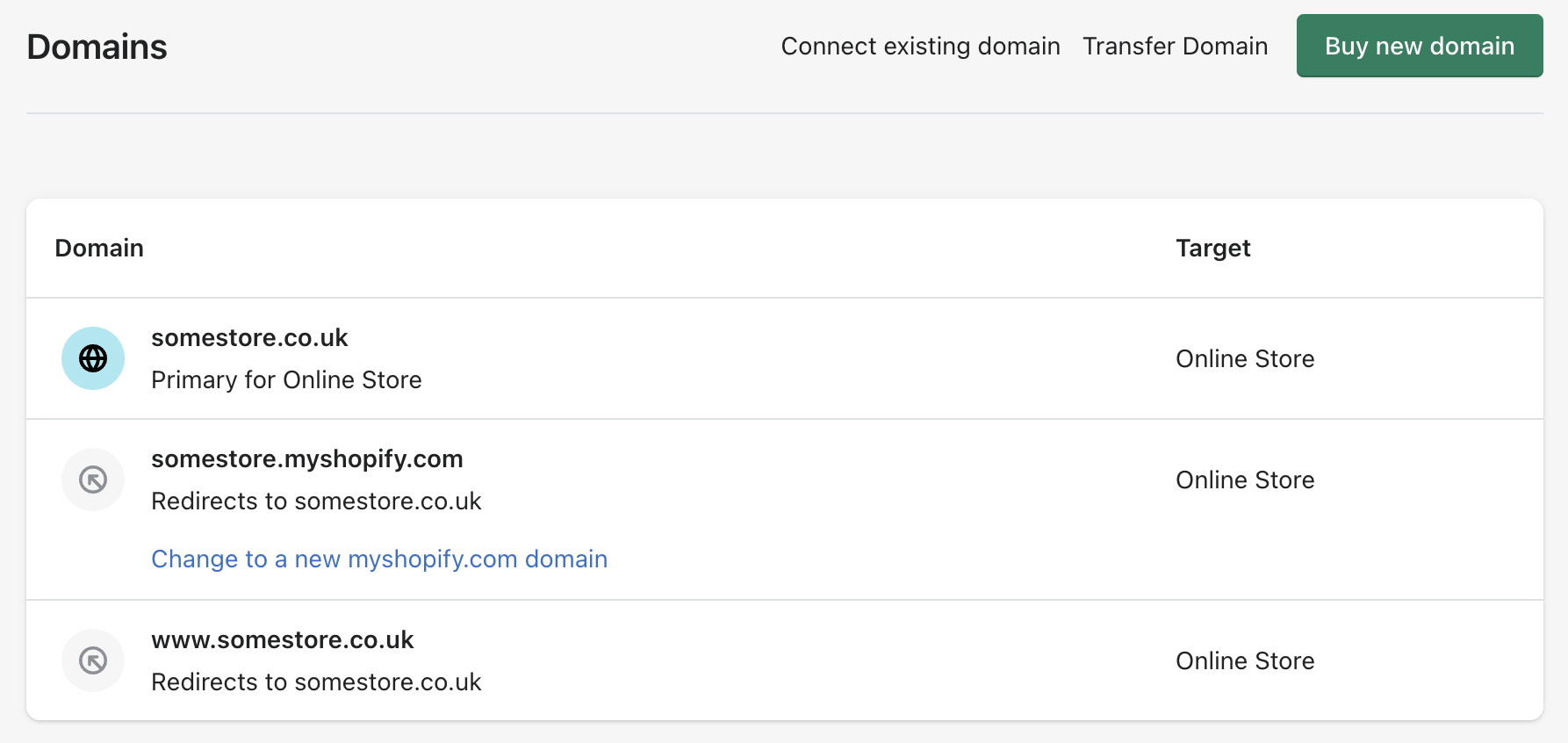 shopify seo tips: Setting Domain