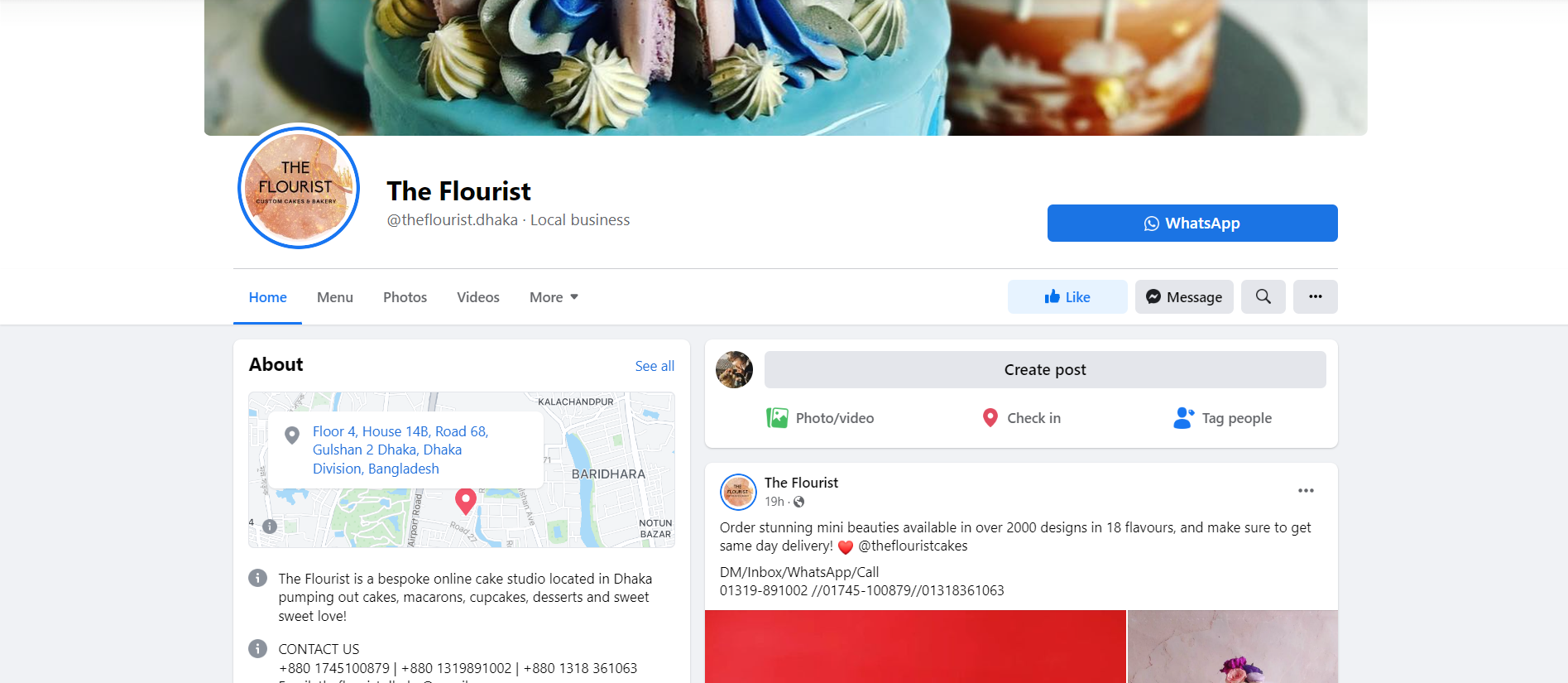 Shopify Facebook Store Example: Flourist