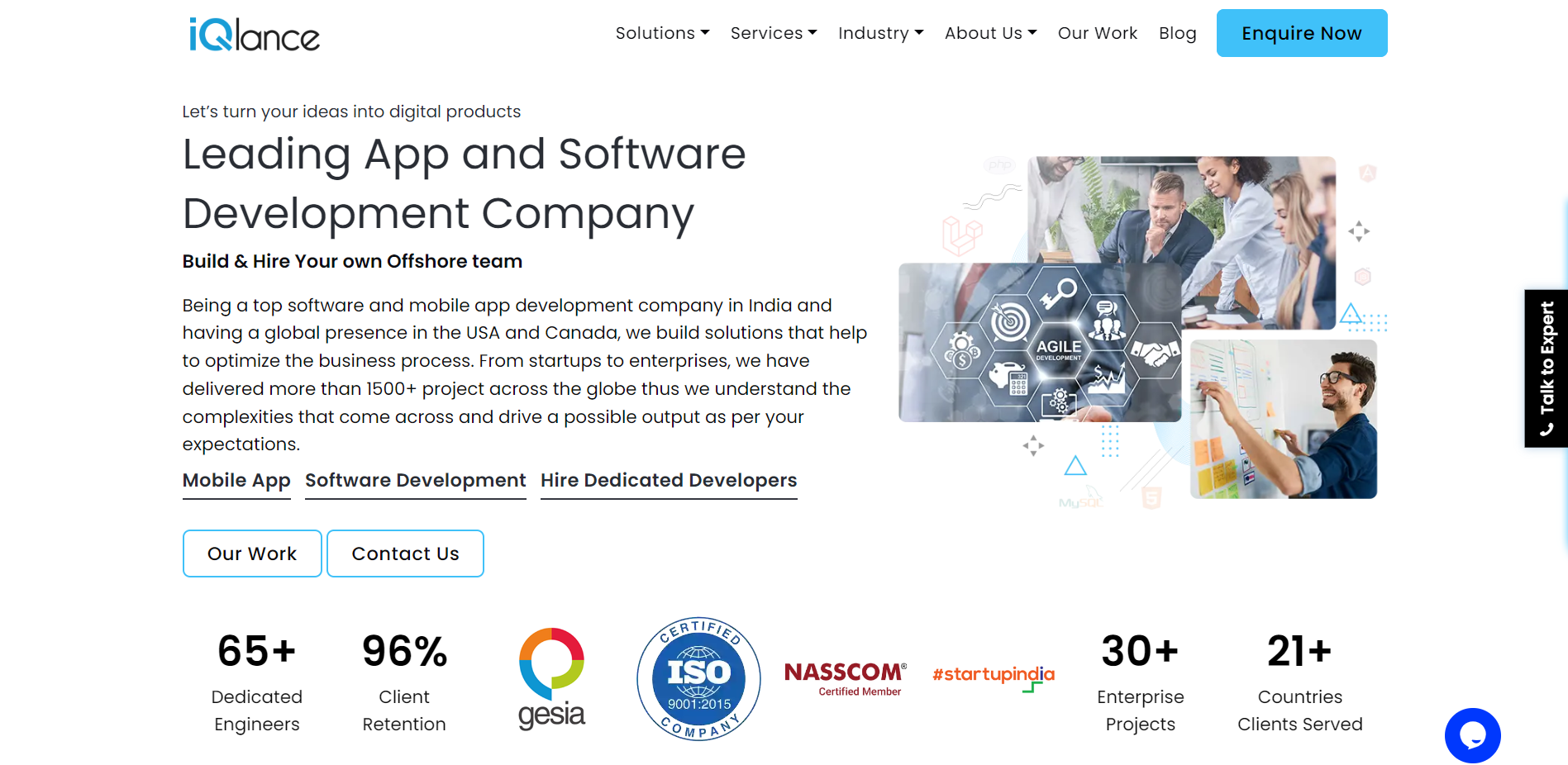 pwa development company canada: iQlance