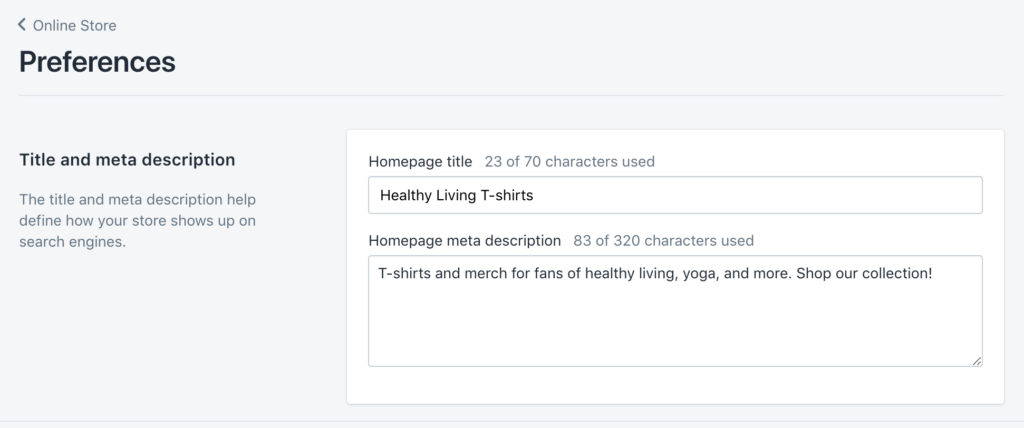 shopify seo tips best practices: Optimize Meta Titles And Descriptions