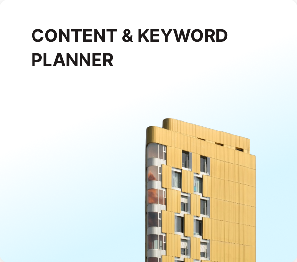 content & keyword planner