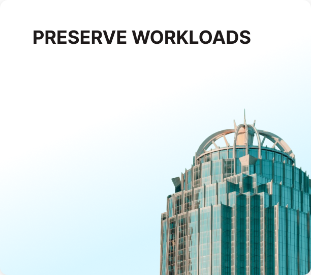 preserve workloads