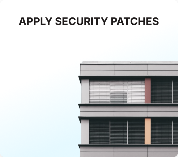 apply security patches