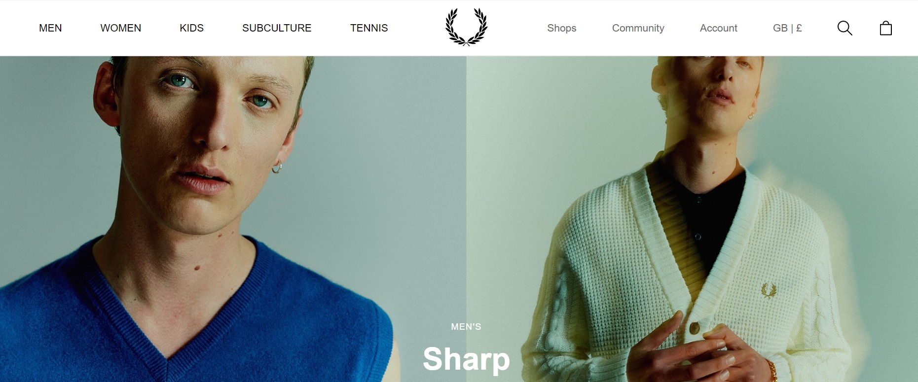 Fred Perry - Magento websites