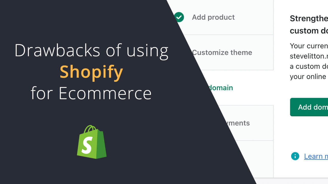 Review drawbacks of using Shopify