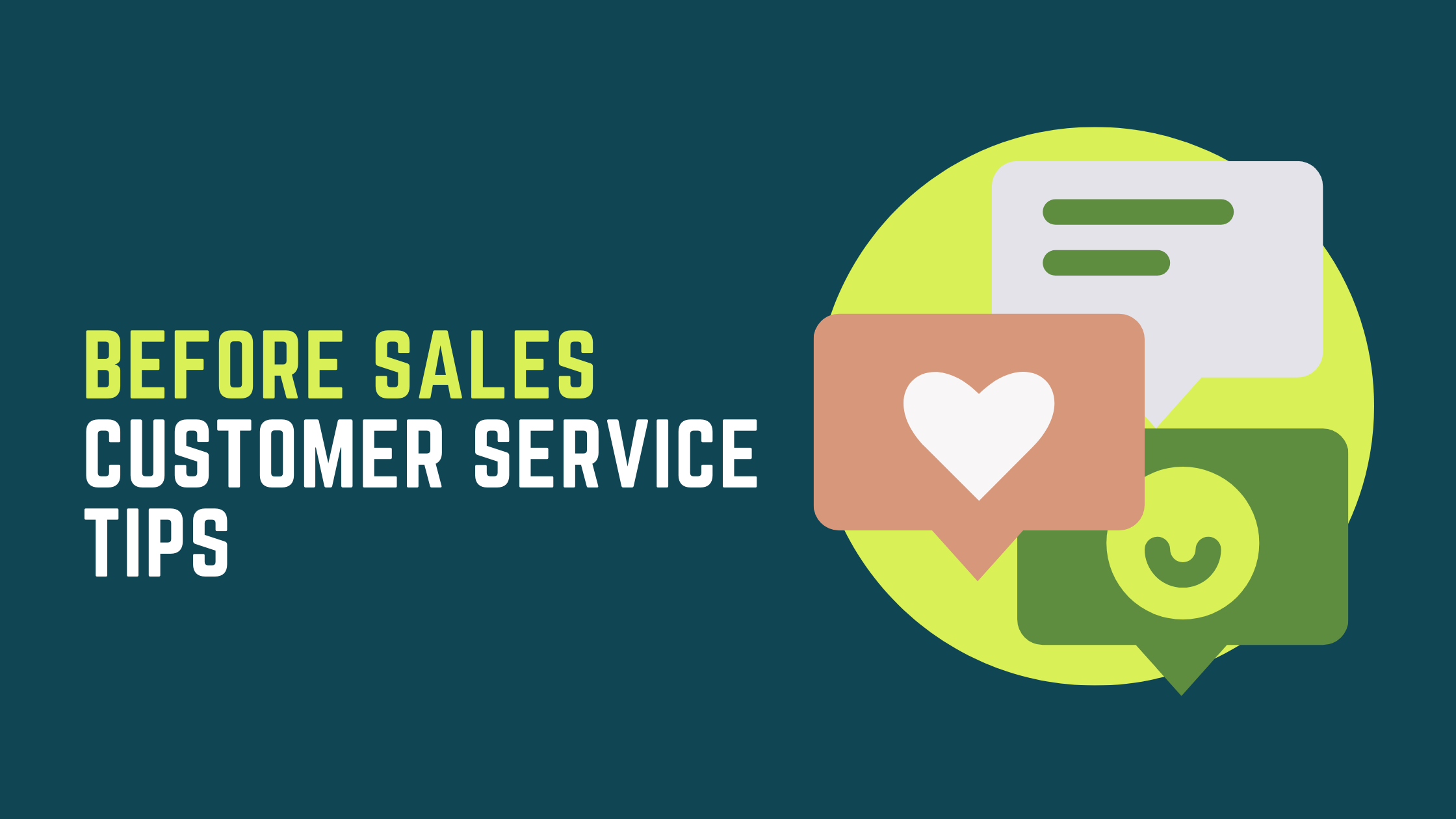 Tips for better customer service on your Shopify store before sales