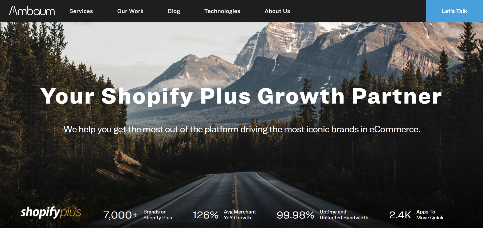 Ambaum is in top Shopify Design and Development Agency