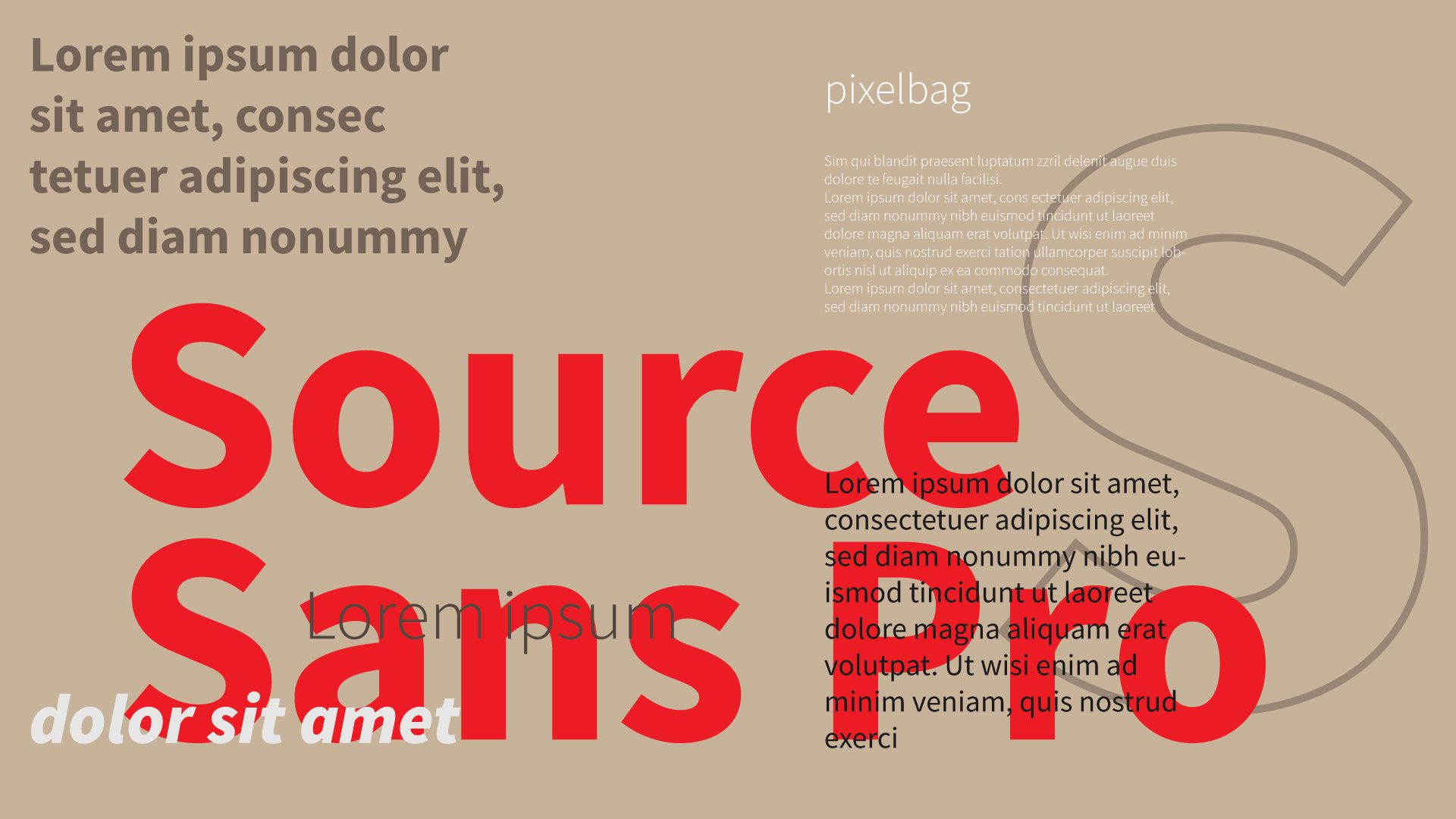 Crimson Text Regular and Source Sans Pro Regular