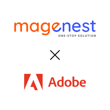Magenest and Adobe Collaboration logo
