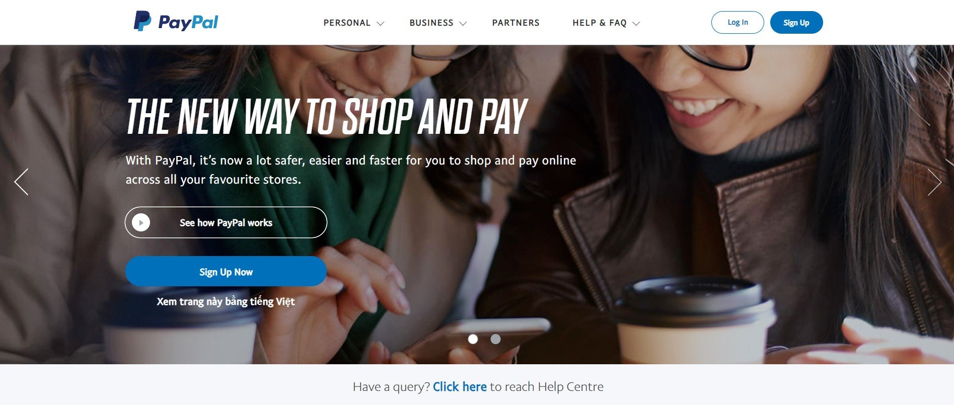 Shopify store payment methods: PayPal