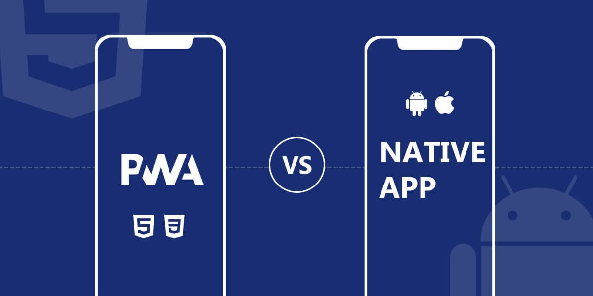 Comparison of PWA performance to native apps and mobile websites