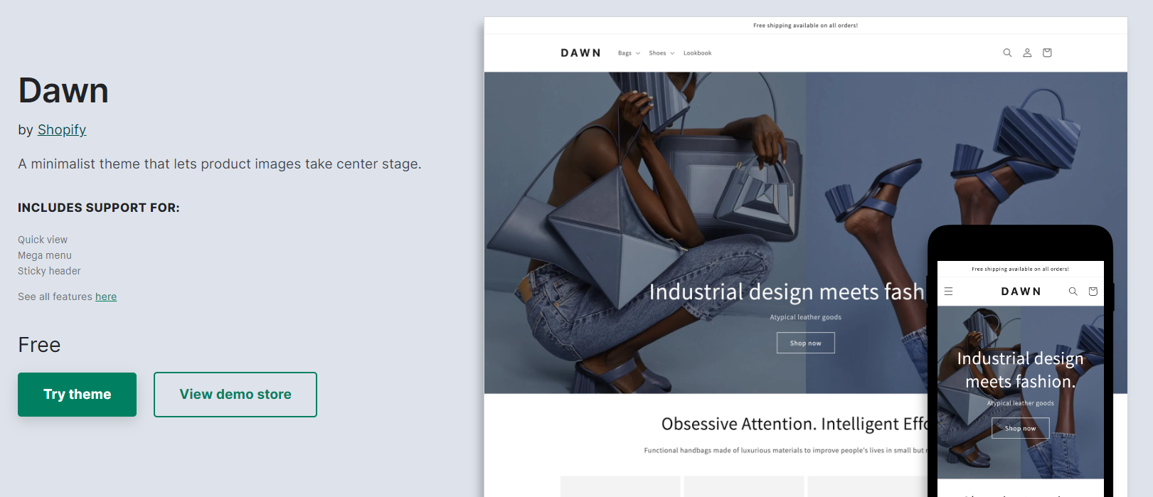 Shopify website design tips: Dawn
