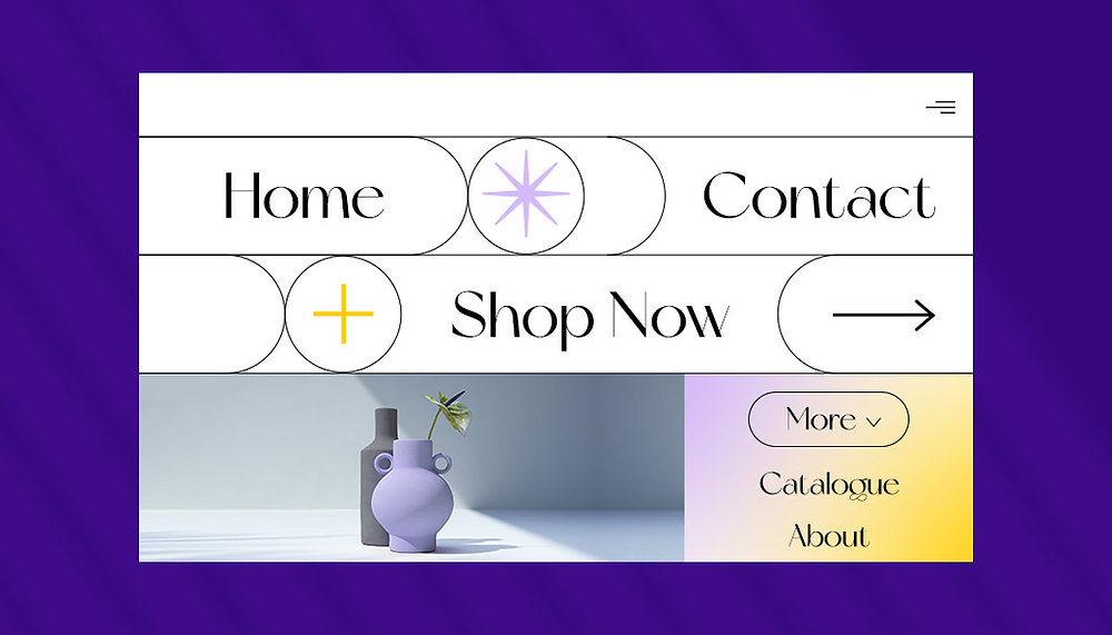 eCommerce website best practices: Make Your Menus Simpler