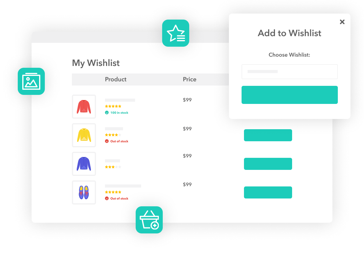 How to share deals new look wishlist