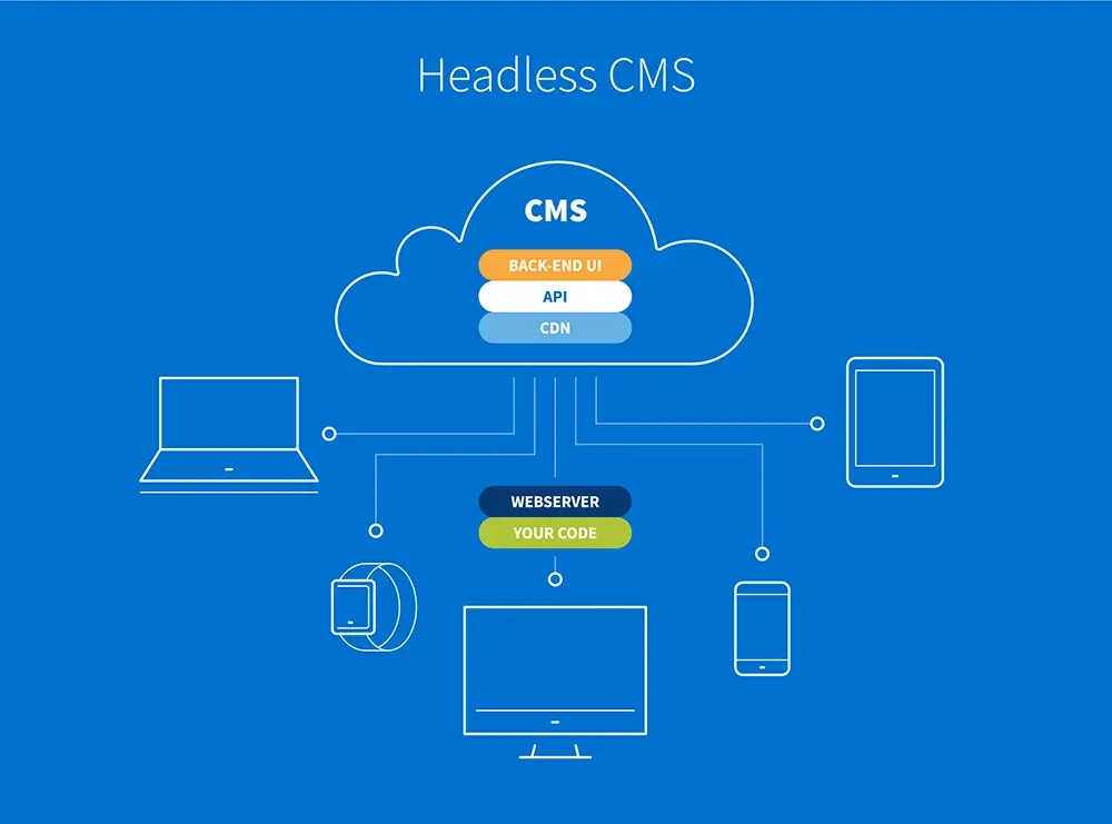 Headless CMS omnichannel connection ability