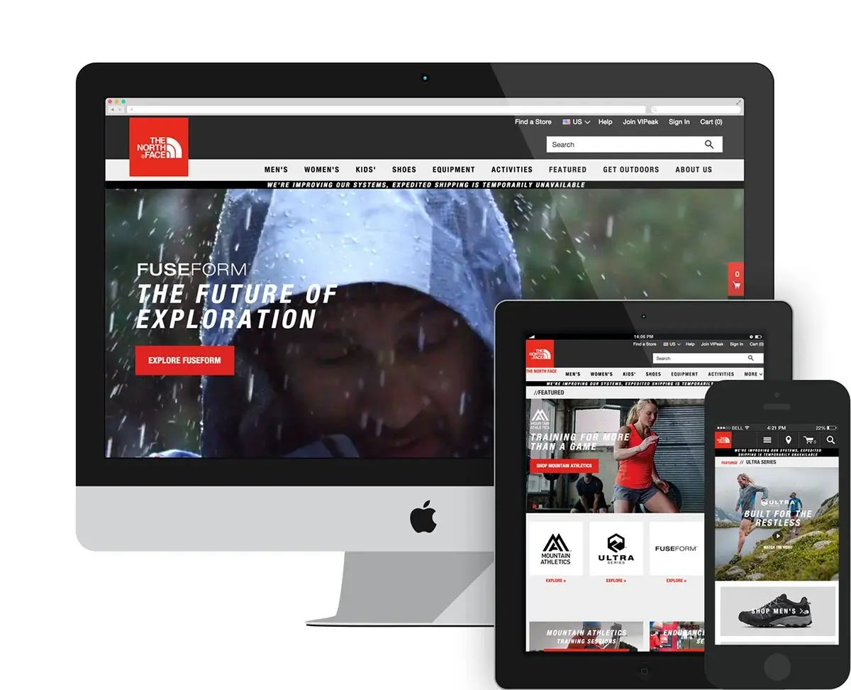 The North Face Headless CMS