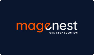 Logo Magenest dark background
