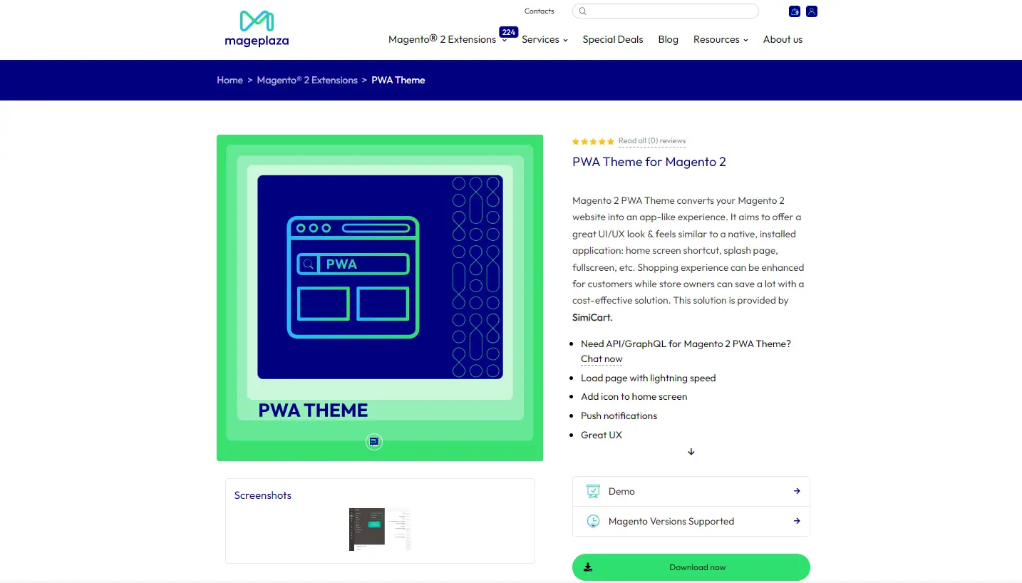 Mageplaza - Magento PWA theme provider