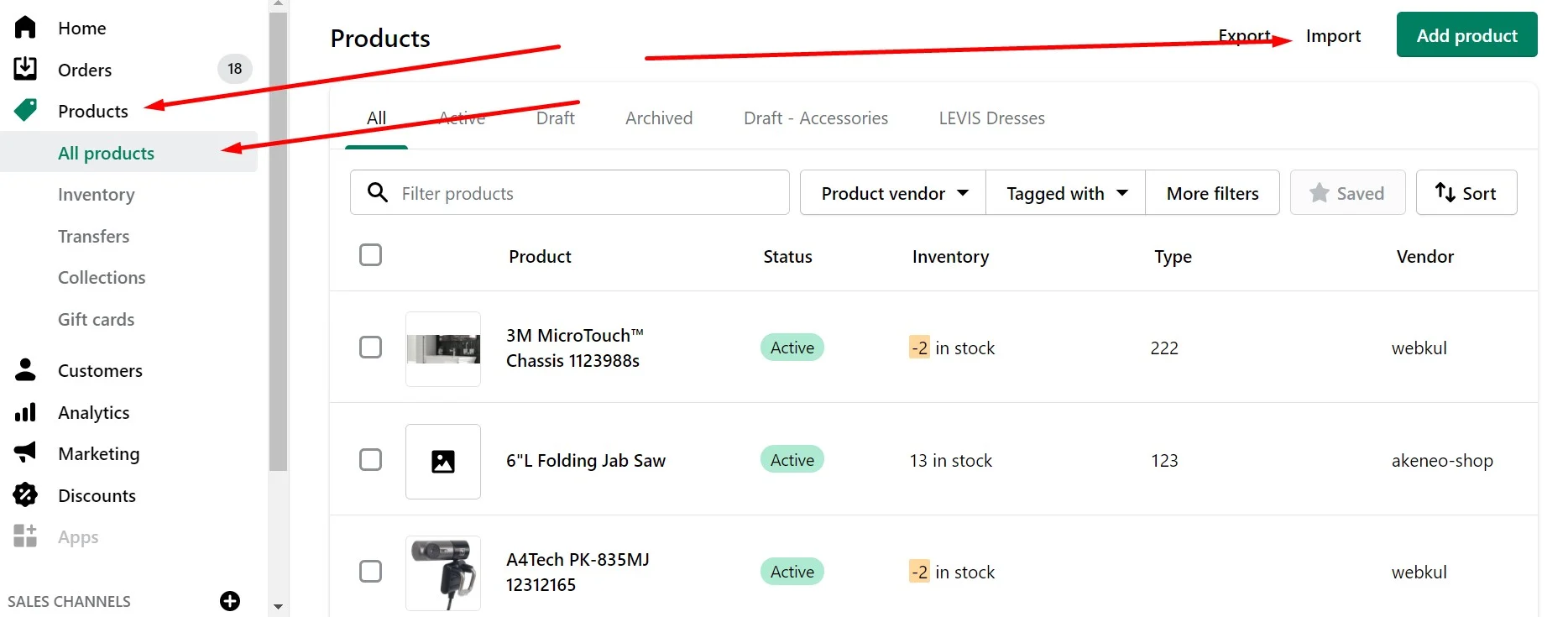 Adding Multiple Products to Your Shopify Store