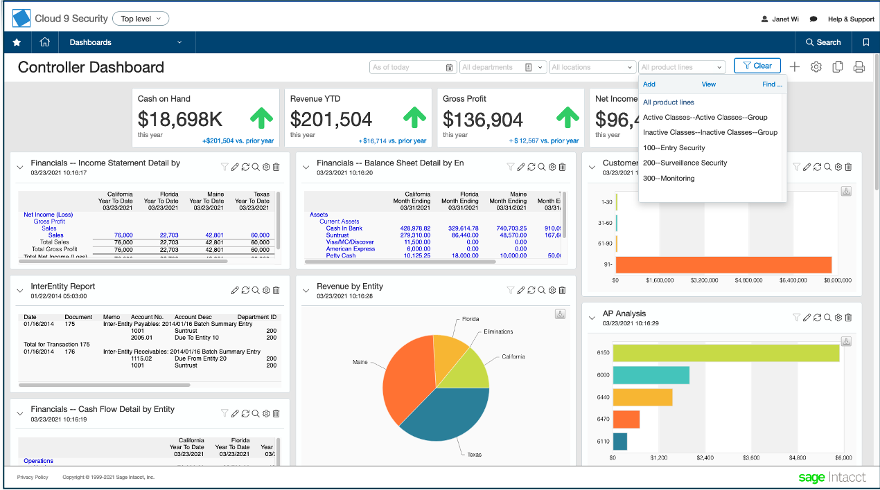 Sage IIntacct phần mềm ERP cho doanh nghiệp nhỏ và vừa