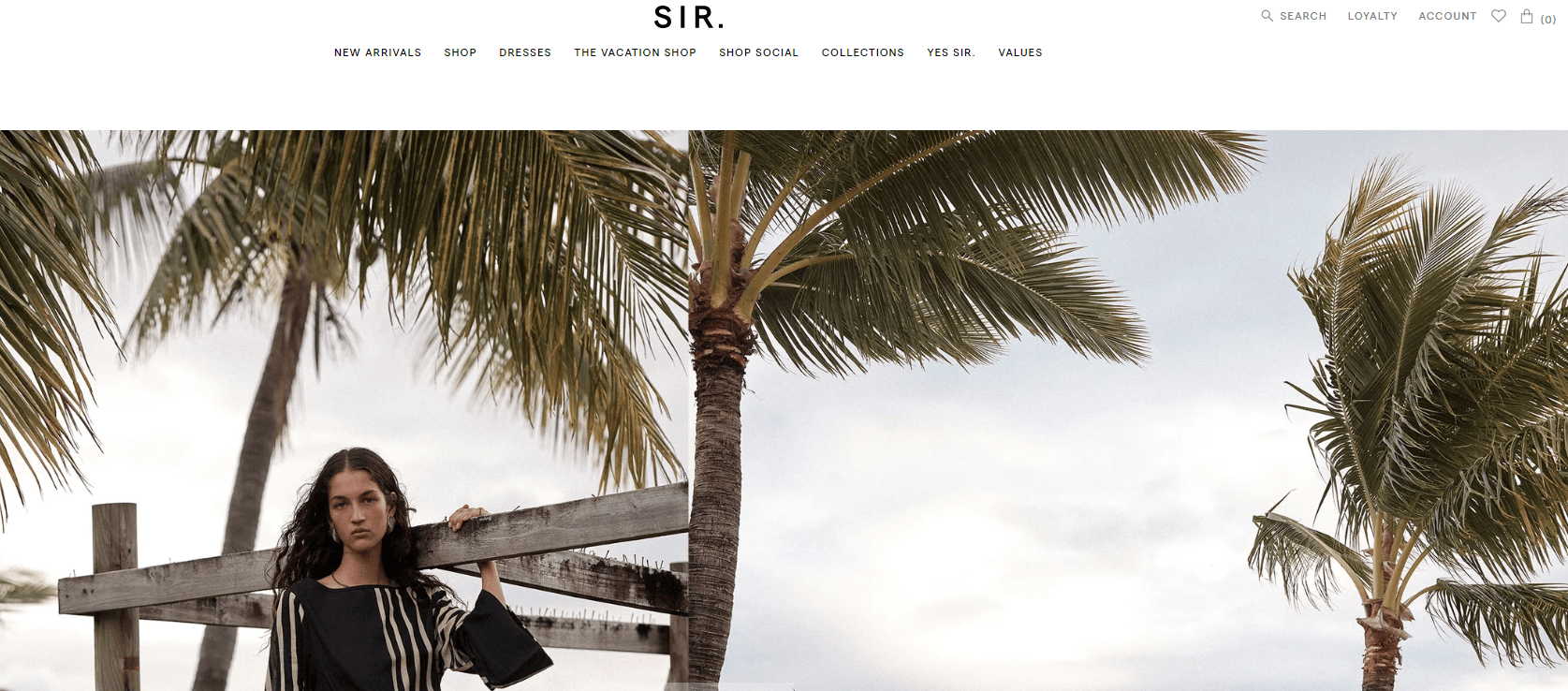 One of the Top Shopify Stores in Australia: Sir
