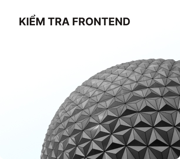 Kiểm tra Frontend