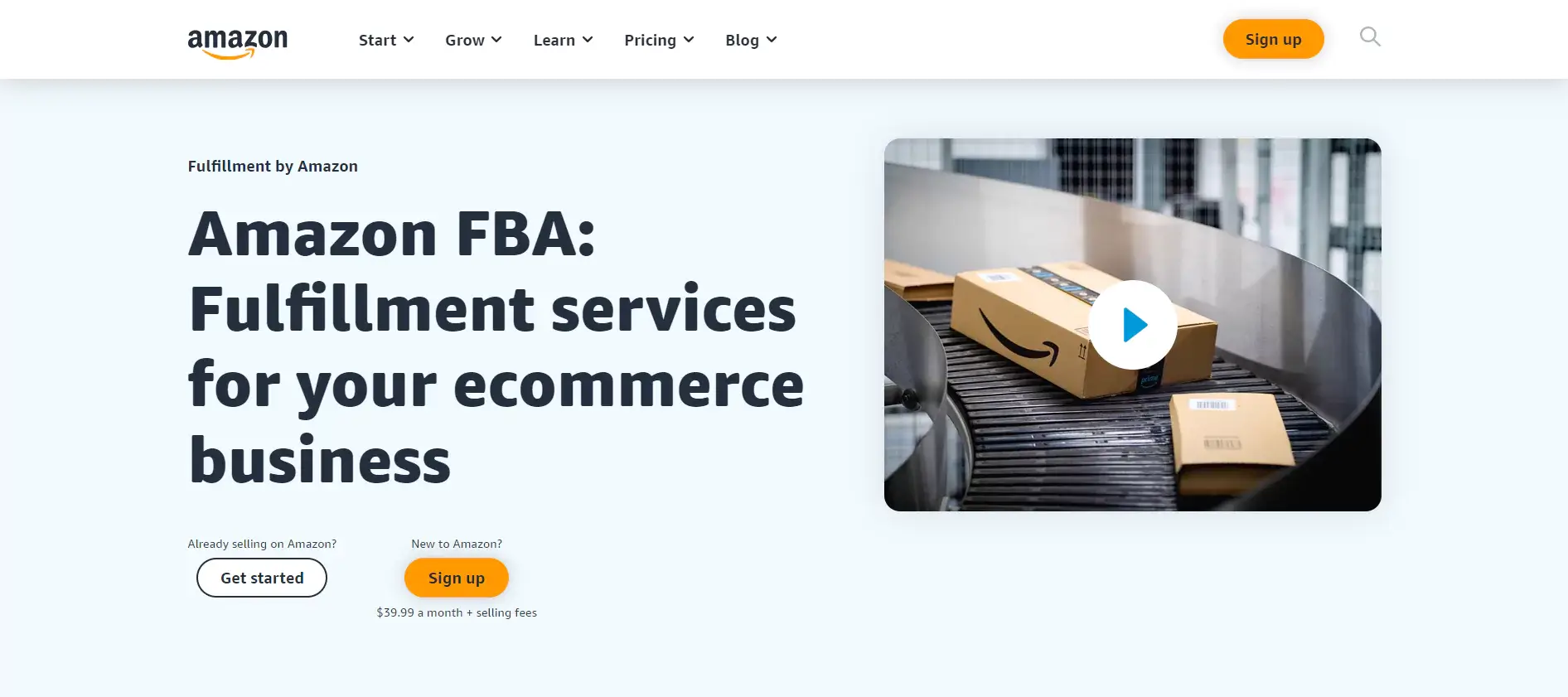 Best eCommerce fulfillment services - Amazon FBA