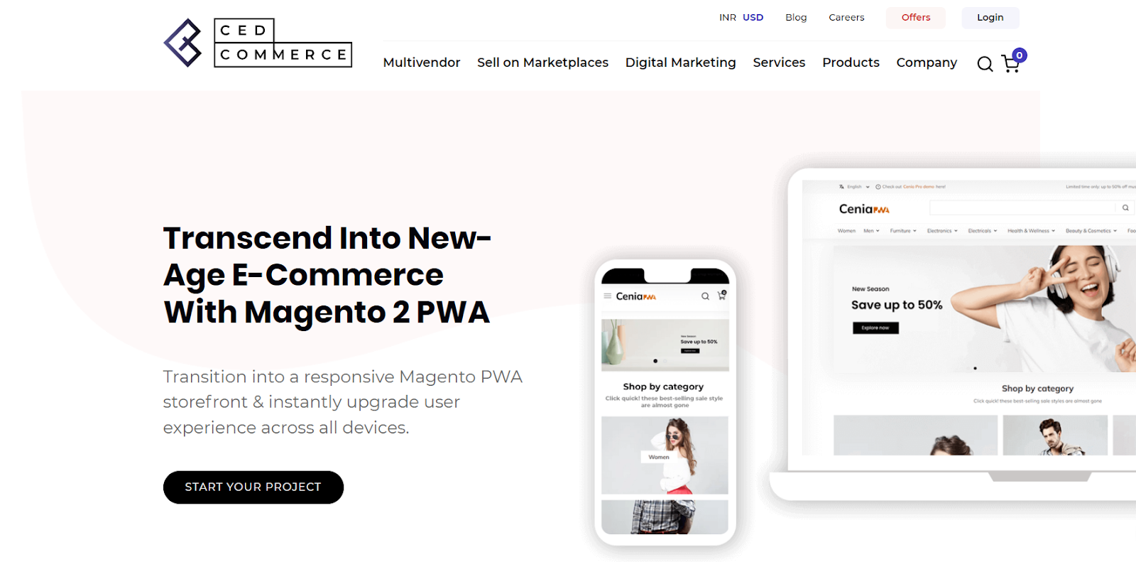 CedCommerce's Magento 2 PWA Studio Theme: Enhanced User Experience