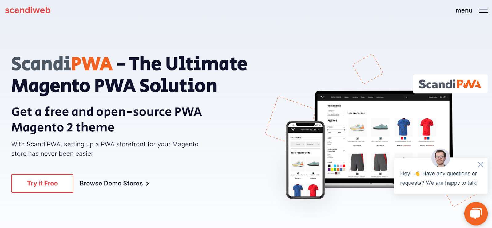 ScandiPWA Magento 2 PWA Theme: Streamlined and EfficientScandiPWA Magento 2 PWA Theme: Streamlined and Efficient