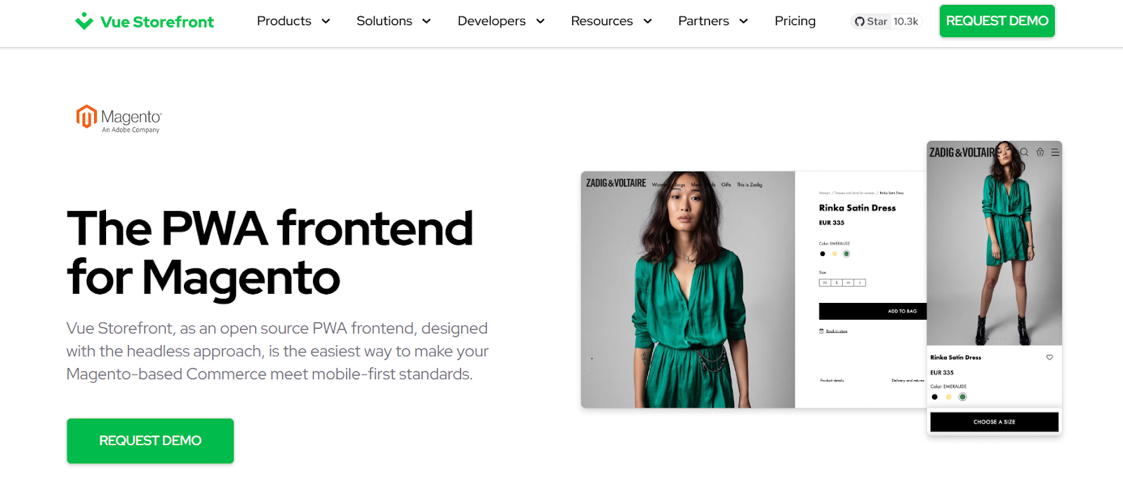 Vue Storefront's Magento PWA Theme: A Vue.js Foundation