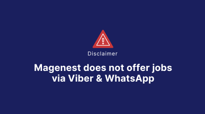 Magenest does not offer any job positions via Viber and WhatsApp