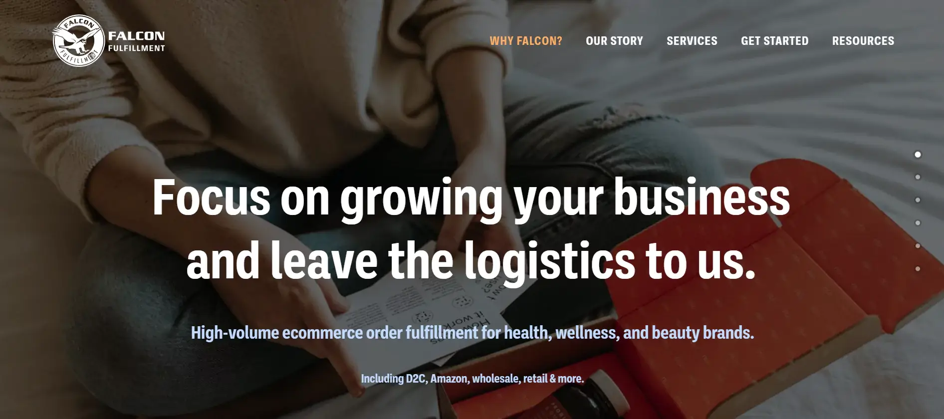 Best eCommerce fulfillment services - Falcon Fulfillment