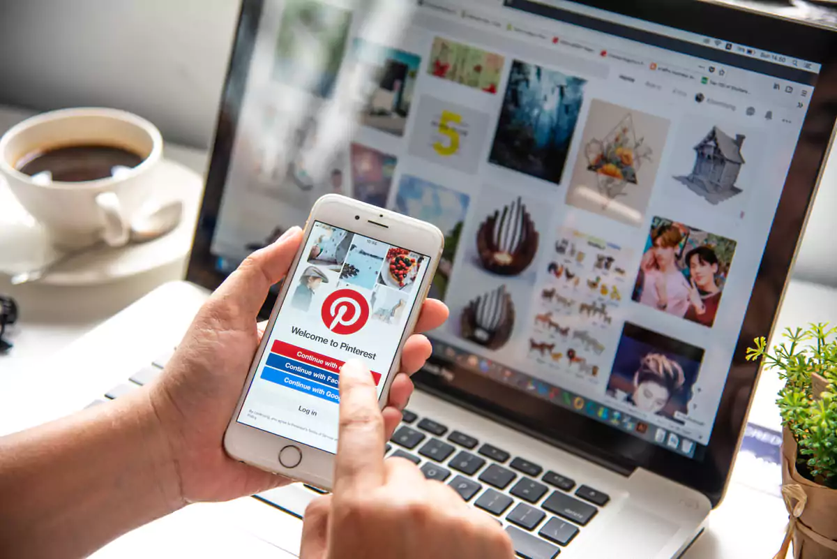 Top social commerce platforms examples: Pinterest