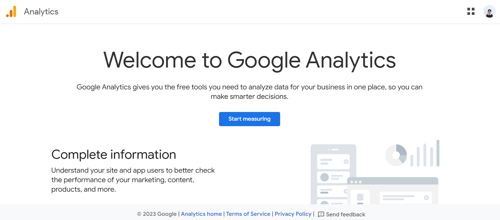 Step 2: Setting Up Your Analytics Account: Access the Analytics Site
