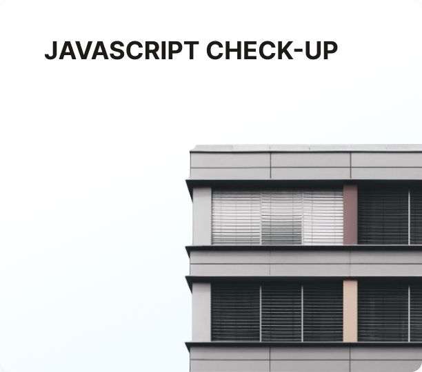 Javascript check-up
