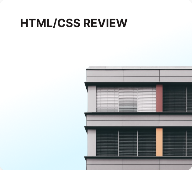 HTML/CSS review