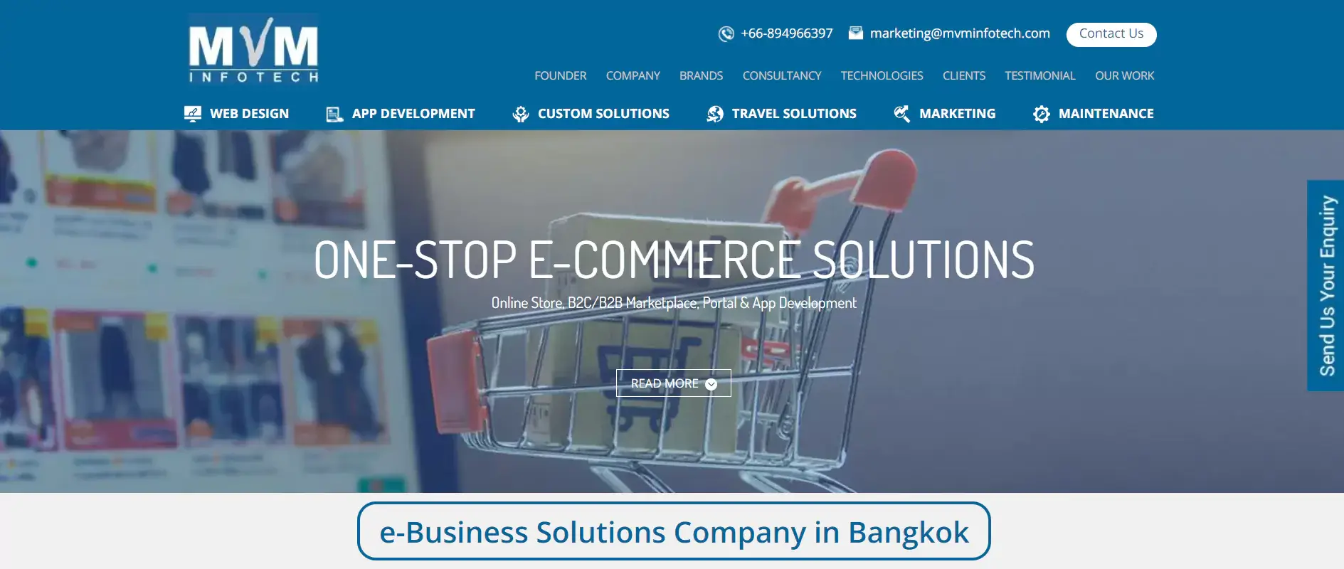 Shopify Thailand Development Company - MVM Infotech