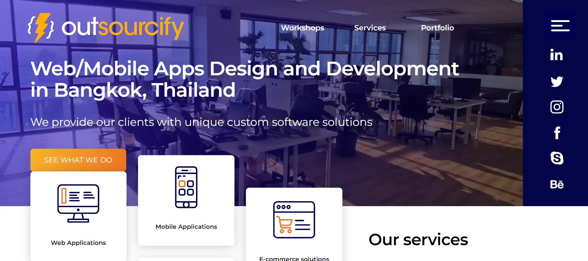 Website development company in Thailand - Outsoucify