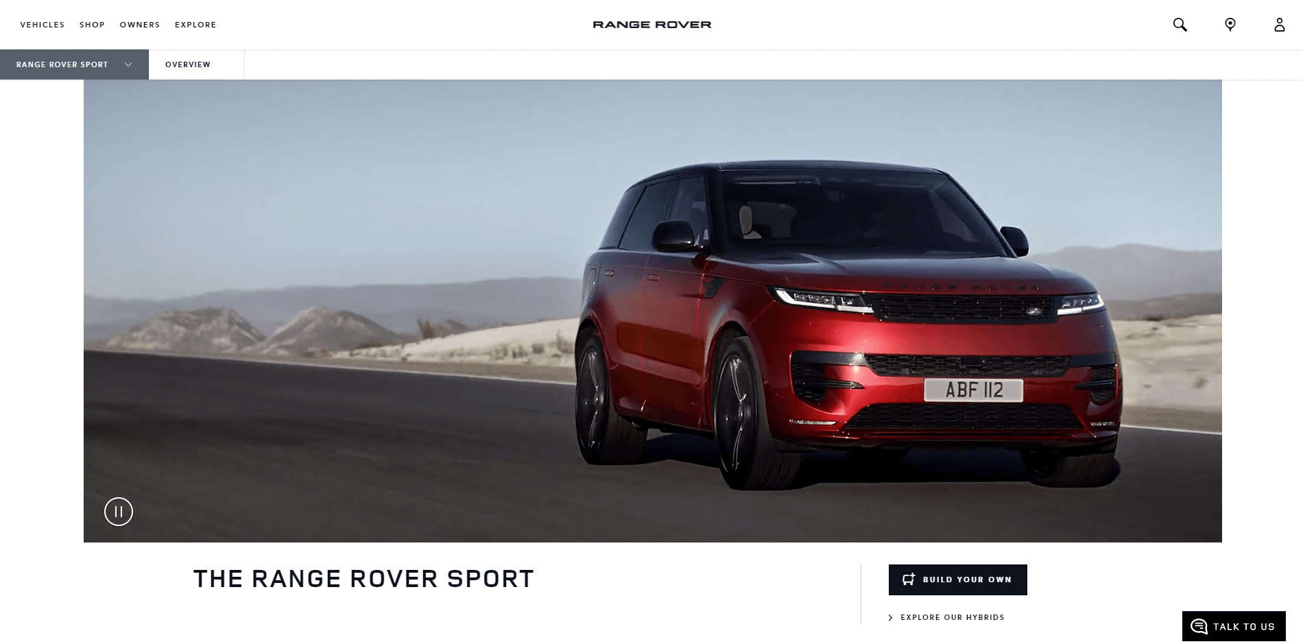 Magento Product Page Examples: Land Rover