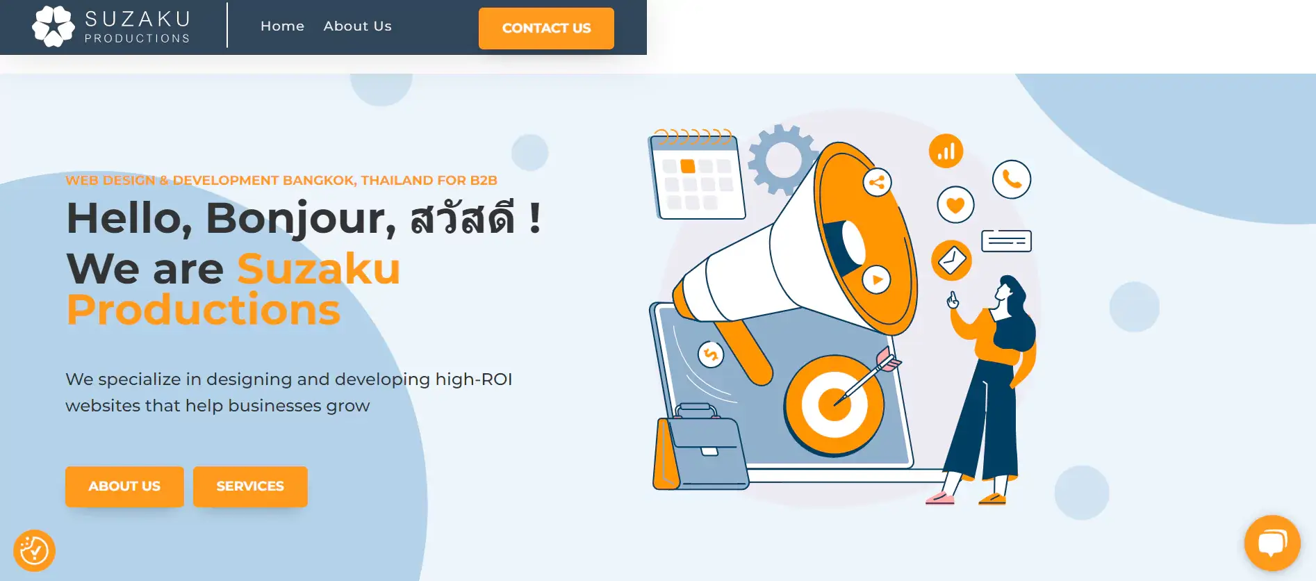 Website development company in Thailand - Suzaku Productions