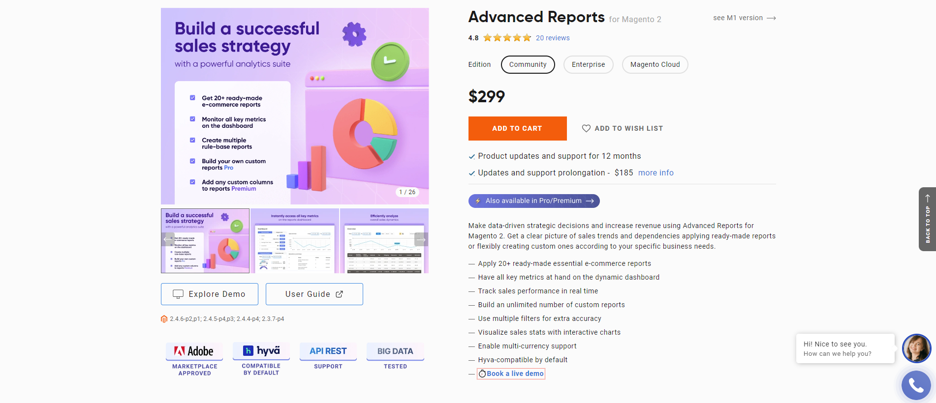 Advanced Reports by Amasty