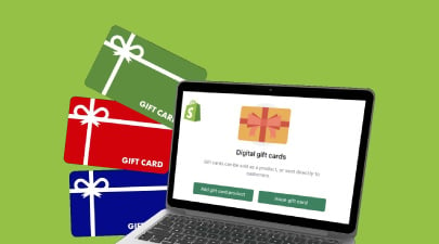 how to add gift card to shopify store