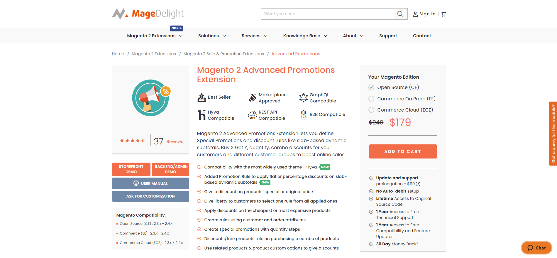 Best Magento 2 extensions: Advance Promotions by MageDelight