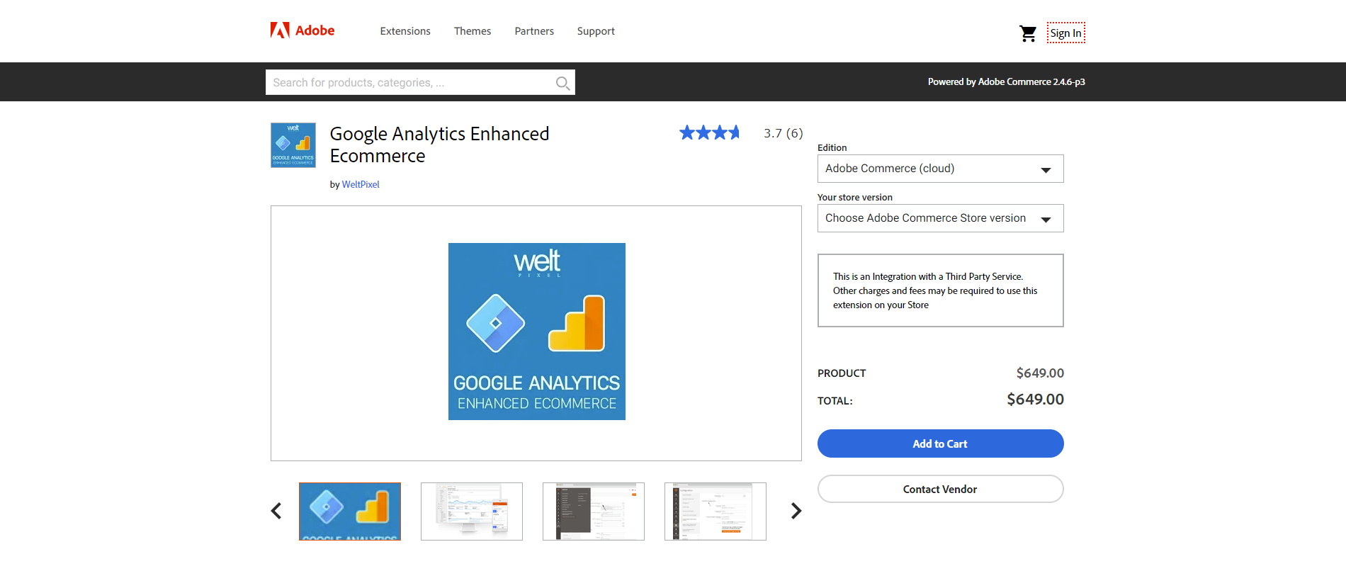 WeltPixel Google Analytics Enhanced eCommerce