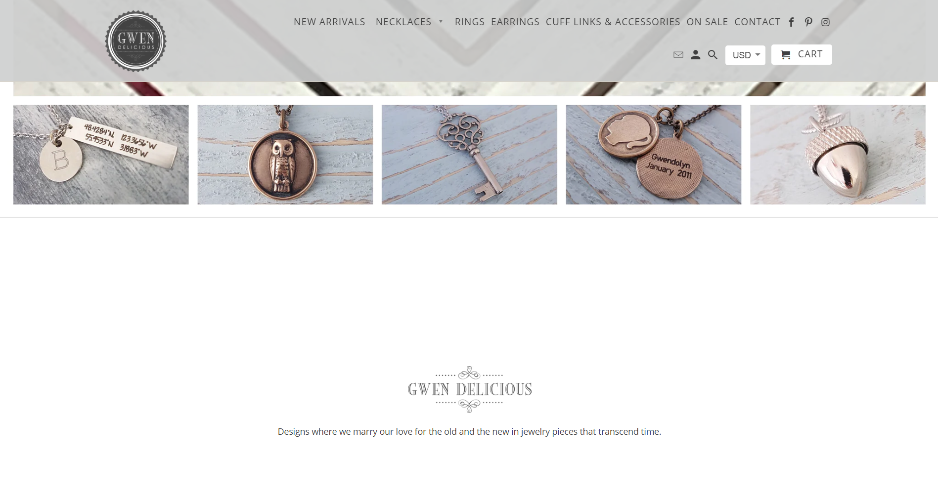 Shopify Jewelry Stores gwen delicious