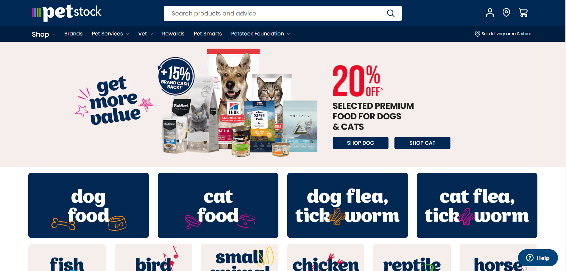 petstock best shopify pet stores