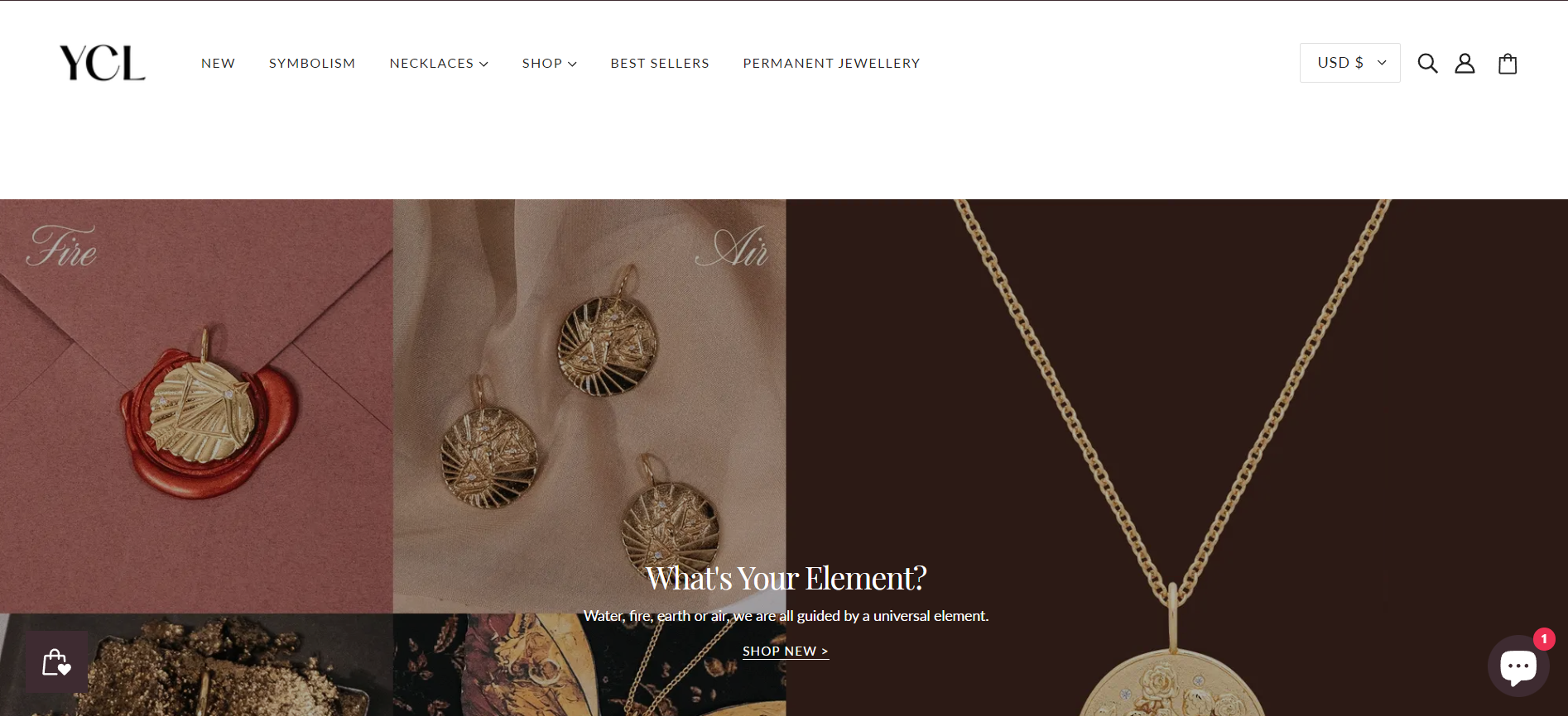 Shopify Jewelry Stores ycl jewels