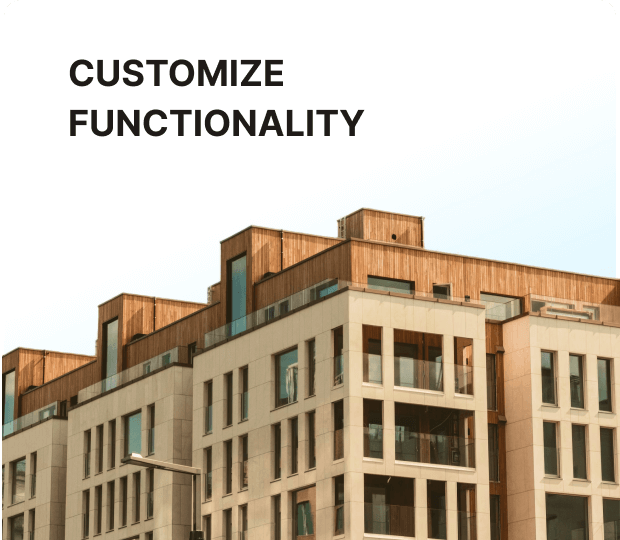 customize functionality