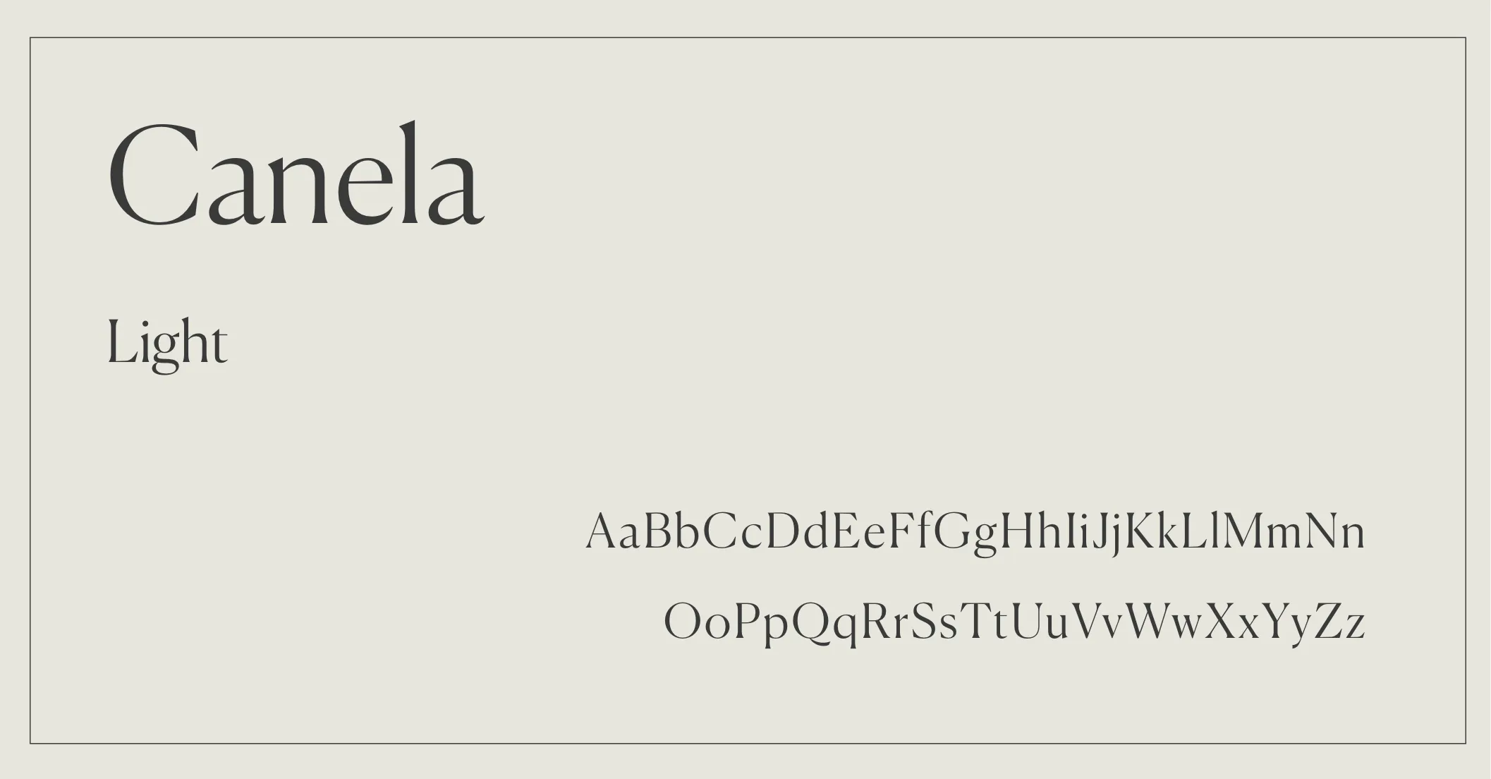 Best font pairings for your Shopify:: Canela + karrla